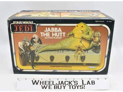 Jabba The Hutt Action Playset SEALED Star Wars ROTJ Kenner Vintage 1983
