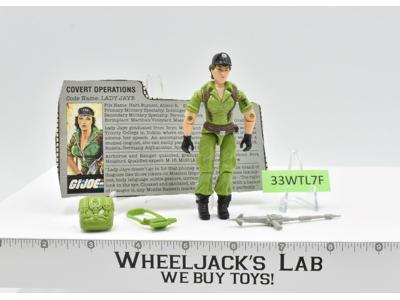 Lady Jaye V1 100% Complete G.I. Joe 1985 Hasbro Vintage Action Figure