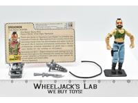 Ripper Mail Away Sears 100% Complete W/ Card 1983 GI Joe Hasbro Vintage