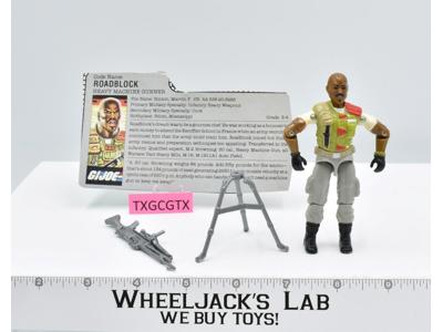 Roadblock V2 100% Complete G.I. Joe 1986 Hasbro Vintage Action Figure