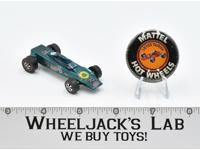 Lotus Turbine Aqua With Button 1969 Redline Hot Wheels Mattel Vintage RL