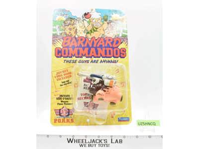 Private Side O'Bacon Barnyard Commandos 1989 Playmates NEW MOSC SEALED