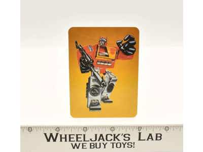 Blaster Card 19 Variant Color 1985 G1 Transformers Action Trading Cards