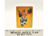 Blaster Card 19 Variant Color 1985 G1 Transformers Action Trading Cards