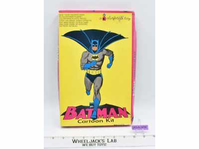 Batman Cartoon Kit Adventure Set Unused MIB Colorforms 1976 DC Comics