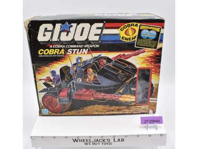Cobra Stun Motor Viper 100% Complete W/Box G.I. Joe 1986 Hasbro Vintage Vehicle