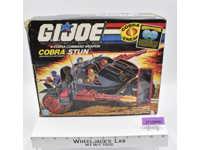 Cobra Stun Motor Viper 100% Complete W/Box G.I. Joe 1986 Hasbro Vintage Vehicle