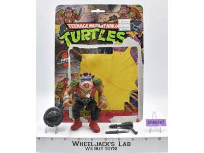 Bebop SOFT HEAD W/Cardback 100% Complete TMNT 1988 Playmates Action Figure