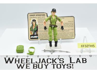 Lady Jaye V1 100% Complete 1985 GI Joe Vintage Hasbro Action Figure
