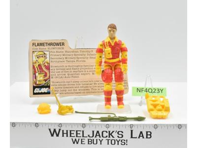 Blowtorch V1 100% Complete G.I. Joe 1984 Hasbro Vintage Action Figure