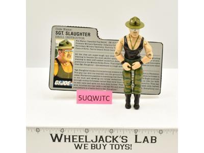Sgt. Slaughter V1 G.I. Joe 1985 Hasbro Vintage Action Figure