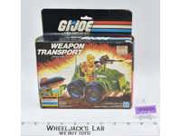Weapon Transport 100% Complete W/Box GI Joe 1985 Action Figure Vintage