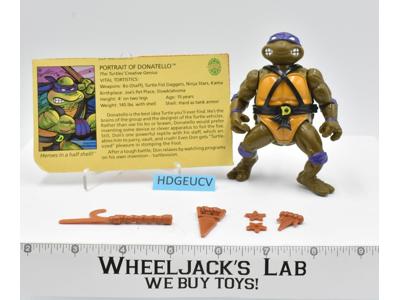 Donatello HARD HEAD Teenage Mutant Ninja Turtle TMNT Playmates 1988 Vintage