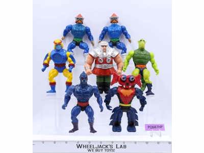 Lot of 7 He-Man Masters Of The Universe MOTU Vintage 1980's Mattel Figures
