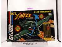 P-40 Warhawk W/Fighter Pilot GI Joe SGT. Savage 1994 Hasbro NEW MISB SEALED