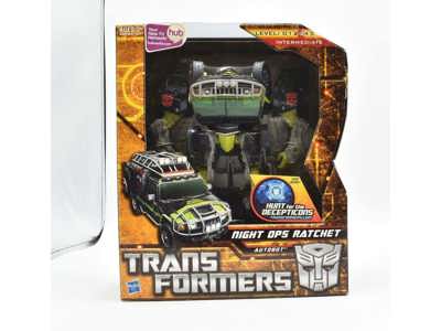 Night Ops Ratchet MISB NEW Transformers HFTD 2009 Hasbro Action Figure
