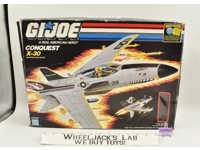 Conquest X-30 & Slip-Stream Complete W/Box G.I. Joe 1986 Hasbro Vintage Vehicle