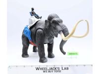 Wooly Mammoth W/Grom WORKS Dino Riders 1989 Tyco Toys Vintage Action Figure