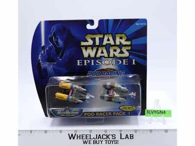 Pod Racer Pack 1 Star Wars Episode 1 Micro Machines 1998 Galoob NEW MOSC