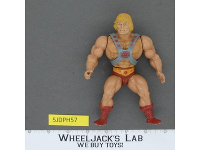 He-Man Soft Head Masters of the Universe 1982 MOTU Mattel Vintage Action Figure