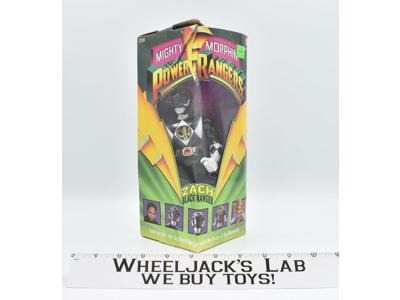 Zach Black Ranger Mighty Morphin Power Rangers 1993 Bandai Complete W/Box