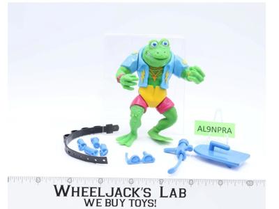Genghis Frog 100% Complete Teenage Mutant Ninja Turtle Playmates 1989 Vintage