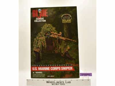 U.S. Marine Corps Sniper Classic Collection GI Joe 1996 Hasbro NEW MISB SEALED