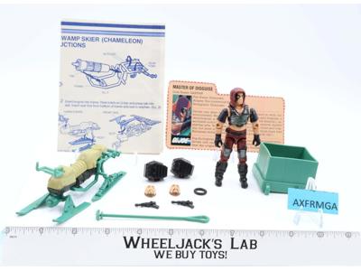 Zartan The Enemy W/ Swamp Skier 100% Complete GI Joe 1984 Hasbro Vintage