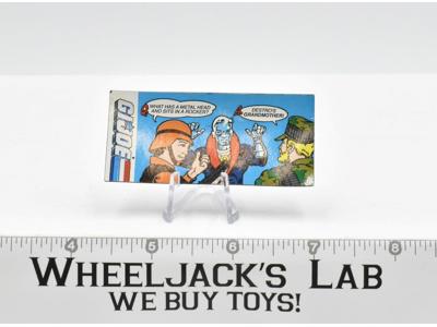 G.I. Joe 1990's Hasbro Joke Magnet Comic Strip