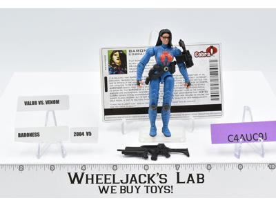 Baroness v5 100% Complete GI Joe Valor vs Venom 2004 Hasbro Action Figure