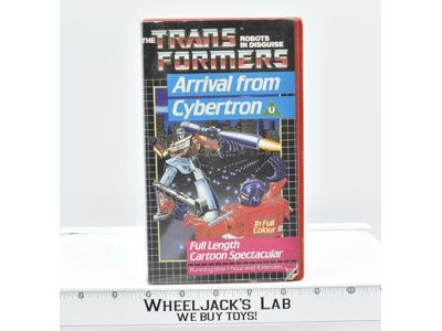 Arrival from Cybertron VHS G1 Transformers Sunbow Productions 1986