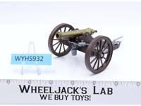 Civil War Era Firing Cannon for Miniature Figurines 1970's Dulcop Italy 2"