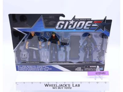 G.I. Joe Special Forces 3-Pack 50th Ann. NEW MISB 2016 Outback Falcon Shooter