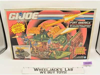 Fort America Complete W/Box GI Joe 1991 Hasbro Action Figure Vehicle NEW MIB