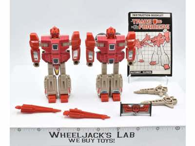 Fastlane & Cloudraker 100% Complete Vintage 1987 G1 Transformers Action Figure