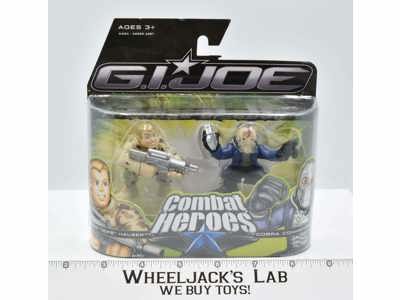 Duke vs Cobra Commander G.I. Joe Combat Heroes Rise of Cobra 2009 MOSC SEALED