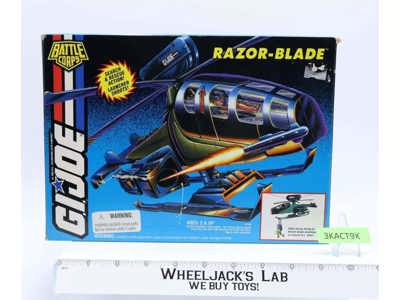 Razor Blade 100% Complete W/Box GI Joe 1994 Hasbro Vintage Action Figure Vehicle