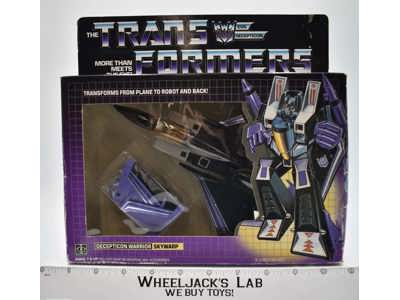 Skywarp NEW MISB SEALED G1 Transformers 1985 Hasbro Vintage Action Figure