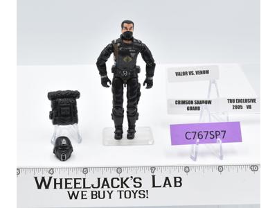 Crimson Shadow Guard Complete GI Joe Valor vs Venom 2005 Hasbro Action Figure