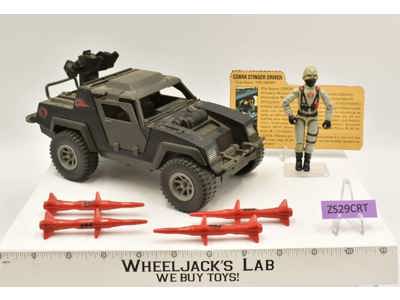Stinger W/ Driver GI Joe 1984 Hasbro Vintage Action Figure Vehicle