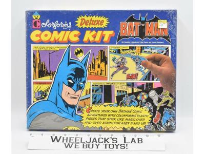 Batman Deluxe Comic Kit DC MISB Comics Colorforms 1989 Vintage