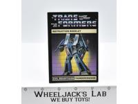 Thundercracker Instructions Manual Booklet 1984 Hasbro G1 Transformers Vintage