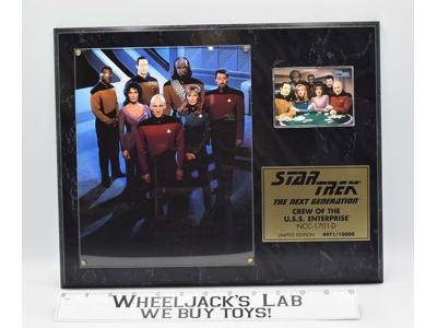 The Crew of the USS Enterprise Star Trek The Next Generation Plaque #4971/10000