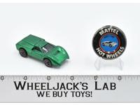 Ford J-Car Green With Button 1967 Hot Wheels Mattel Vintage Redline RL