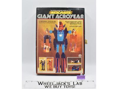 Giant Acroyear 100% Complete W/Box Micronauts 1976 Vintage Mego Action Figure