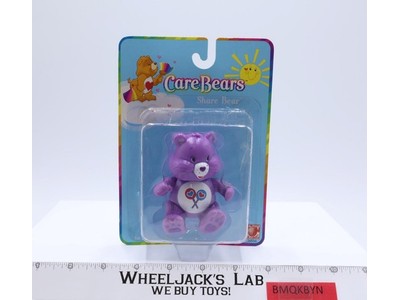 Share Bear Care Bears 2003 Play Along 3.5" Posable Figure NEW MIB