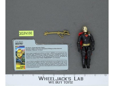 Destro V1 100% Complete G.I. Joe 1983 Hasbro Vintage Action Figure