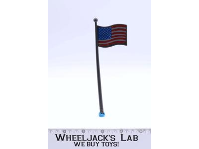 USS Flagg Aircraft American & GI Joe Flag Pole 1985 GI Joe Vintage