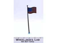 USS Flagg Aircraft American & GI Joe Flag Pole 1985 GI Joe Vintage