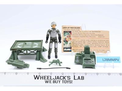 Jump Jet Pack W/Grand Slam 100% Complete G.I. Joe Hasbro 1983 Action Figure